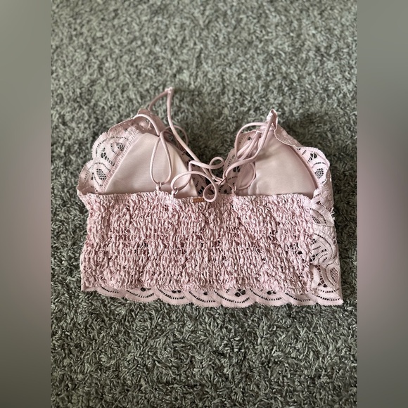 Victoria’s Secret PINK! Cute Floral Lace Bralette Size Medium - Picture 5 of 8
